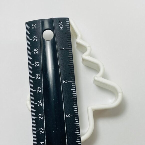 Christmas Tree Plastic Cookie Cutter White - Picture 4 of 6